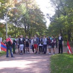 Осенний кросс девочки 2 место, мальчики 2 место 2011г. Осенний кросс